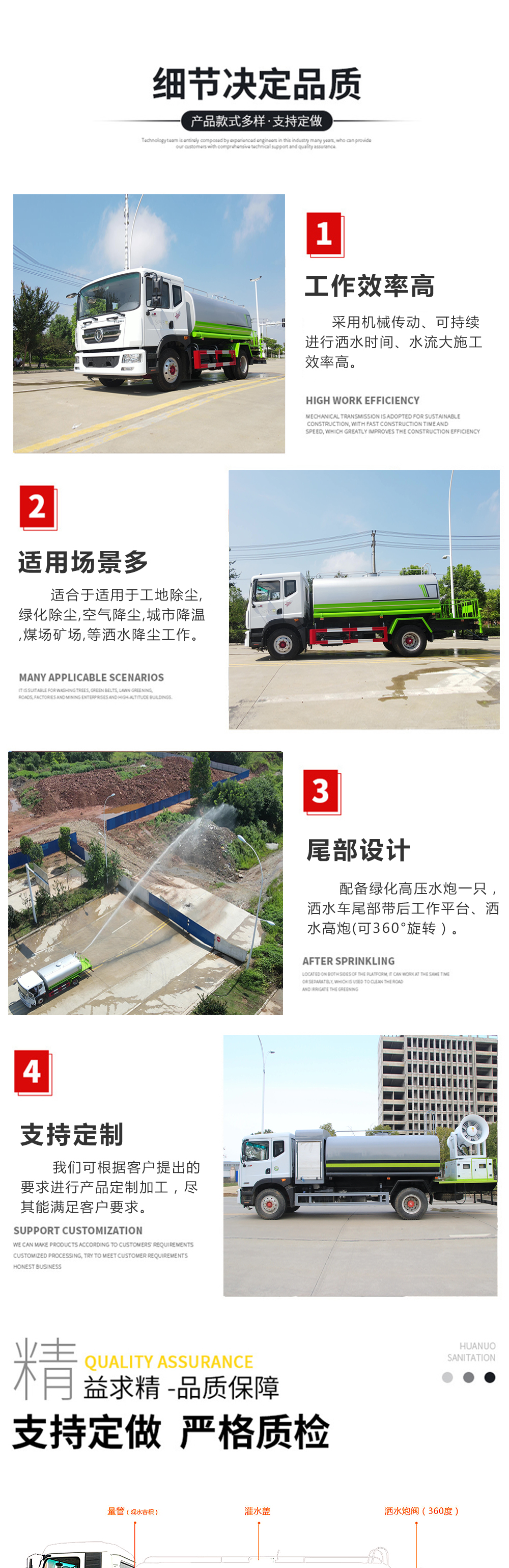 國六15方陜汽X9灑水車